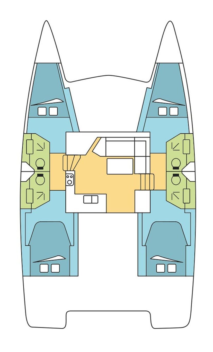 Fountaine Pajot Isla 40 - 4 cab. Chilli