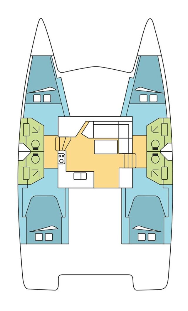 Fountaine Pajot Isla 40 - 4 cab. Chilli