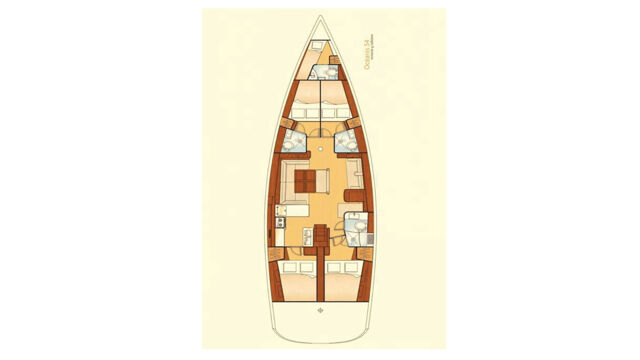 Oceanis 54 - 4 + 1 cab. Alex