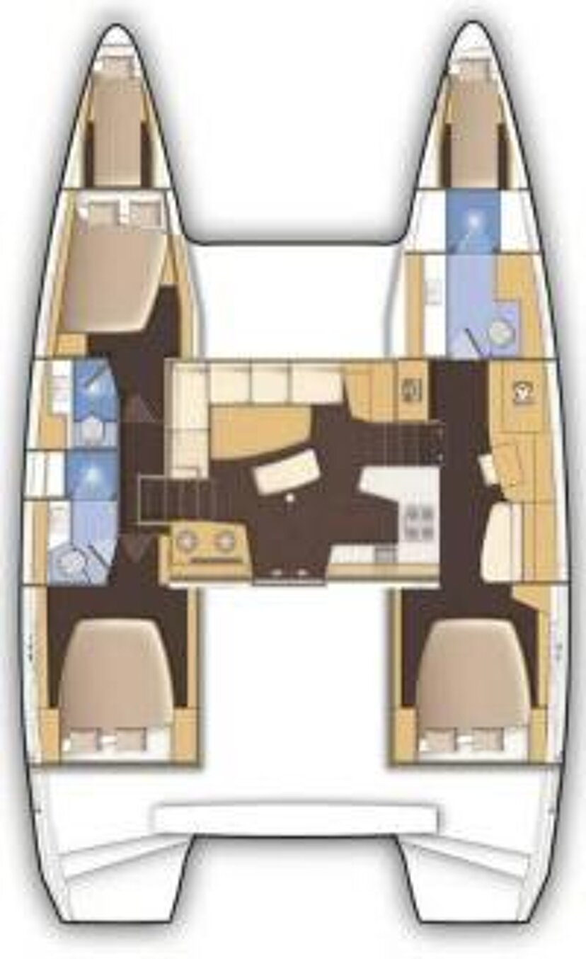 Lagoon 42 - 3 + 2 cab. Serenity