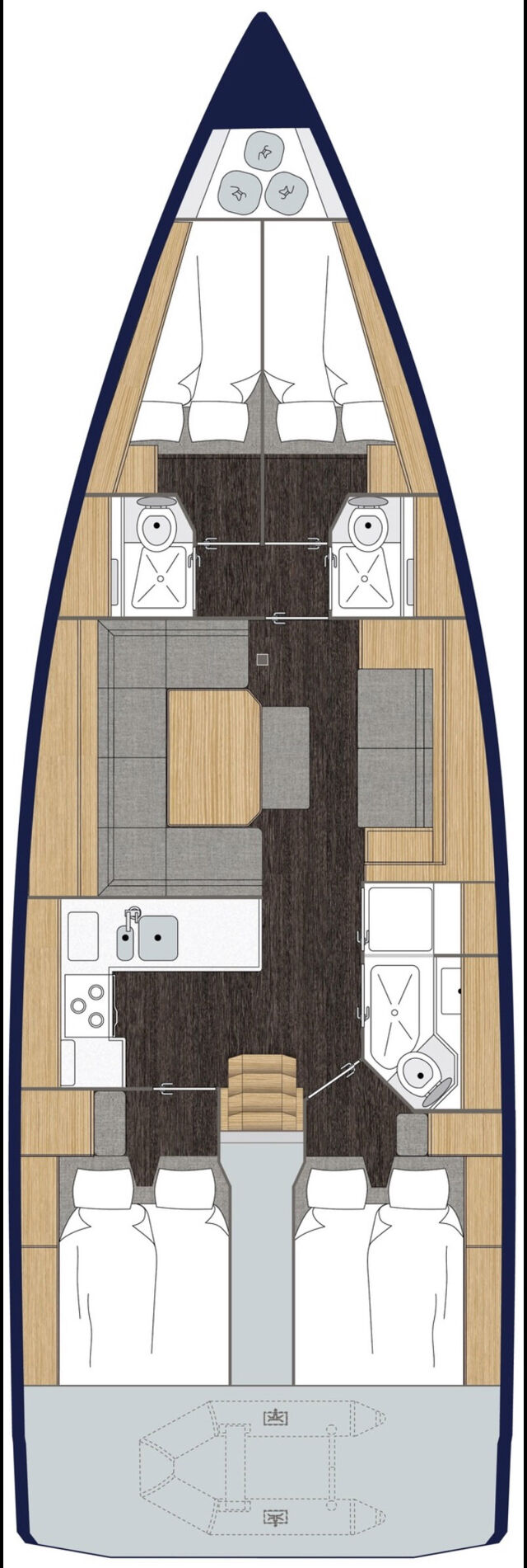Bavaria C45 - 4 cab. CLASS