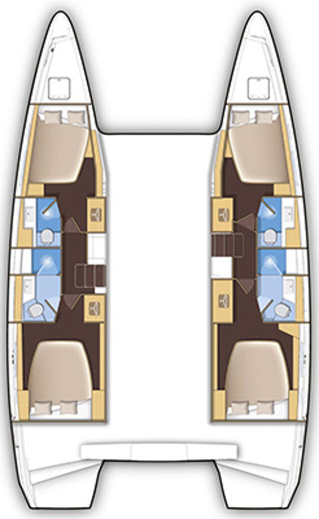 Lagoon 42 - 4 + 2 cab. ECONOMY