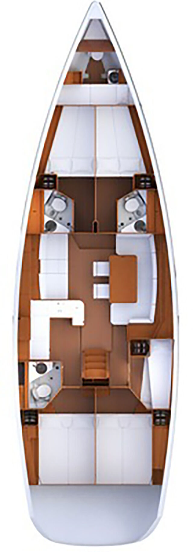 Jeanneau 53 - 6 cab. ECONOMY