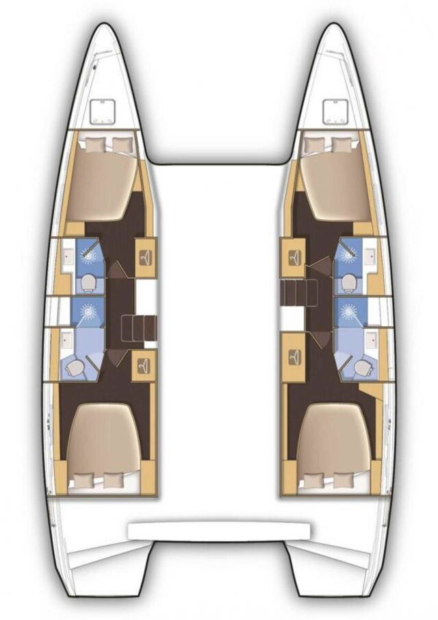 Lagoon 42 - 4 + 2 cab. ECONOMY