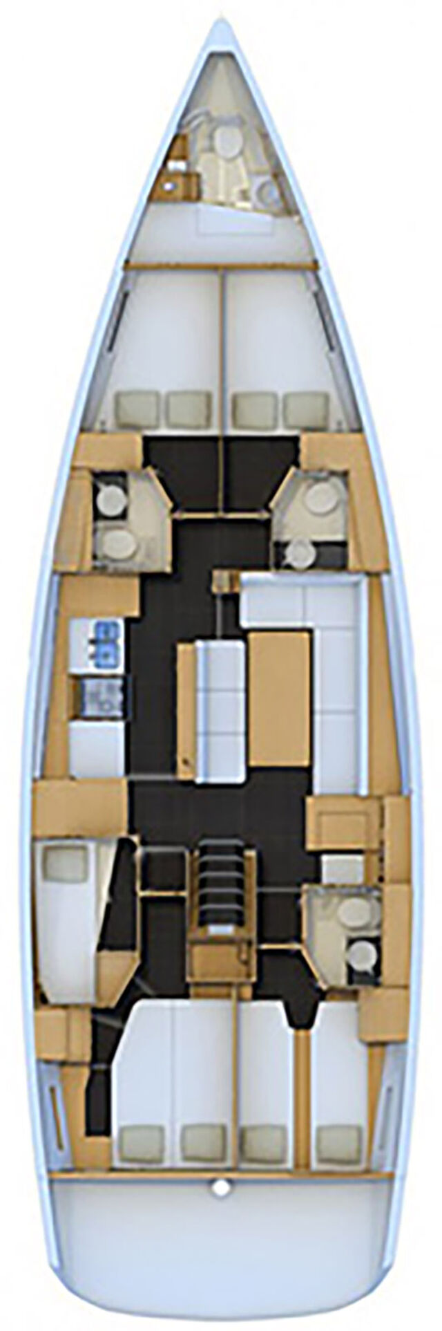 Jeanneau 54 - 6 cab. ECONOMY