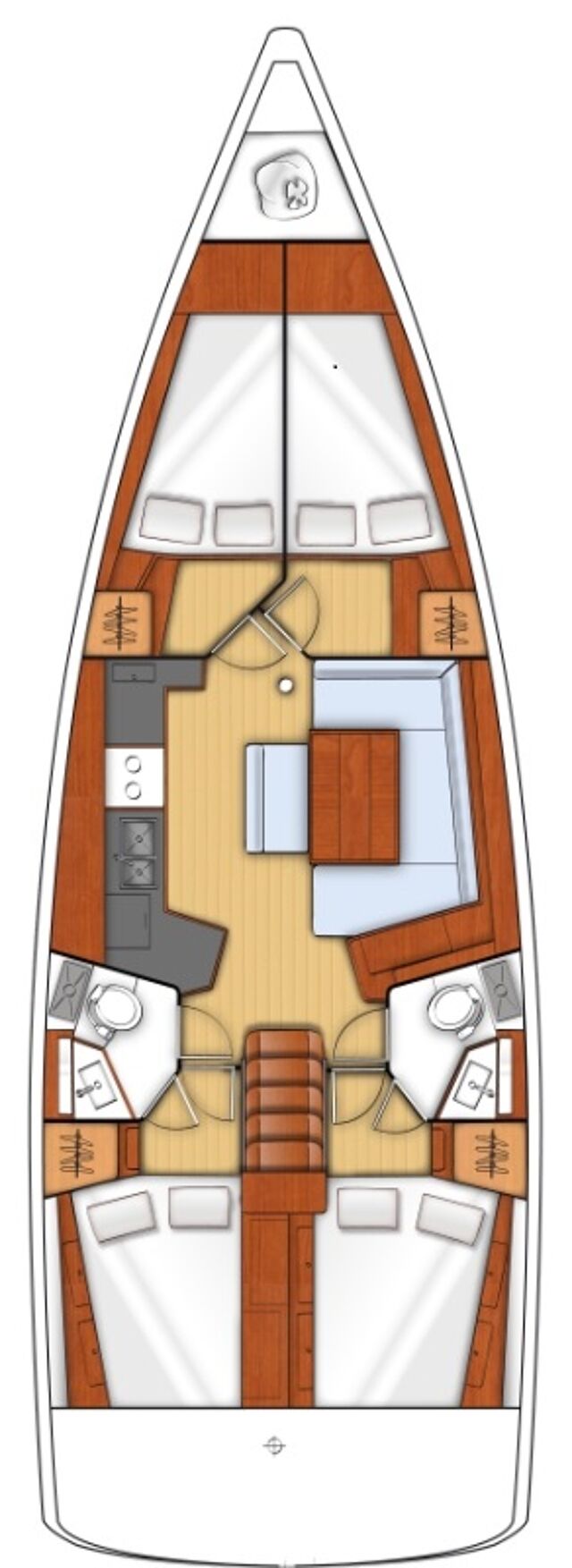 Oceanis 45 - 4 cab. Parija II