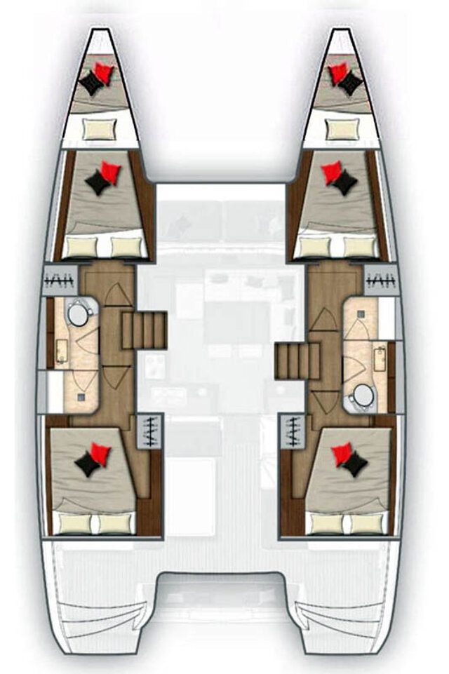 Lagoon 40 - 4 + 2 cab Manta