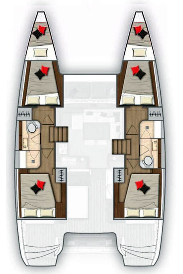 Lagoon 40 - 4 + 2 cab Manta