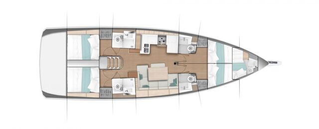 Sun Odyssey 490 - 4 + 1 cab. Capt. Jack Sparrow