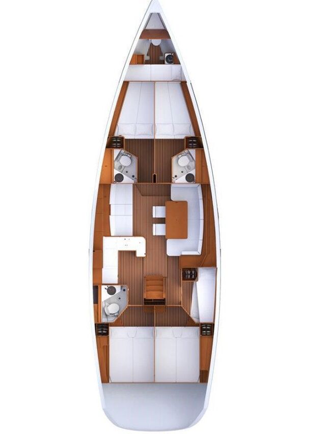 Jeanneau 53 - 5 + 1 cab. Christianna 12