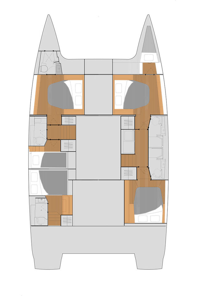 Fountaine Pajot Tanna 47 - 5 + 1 cab. Positive Energy