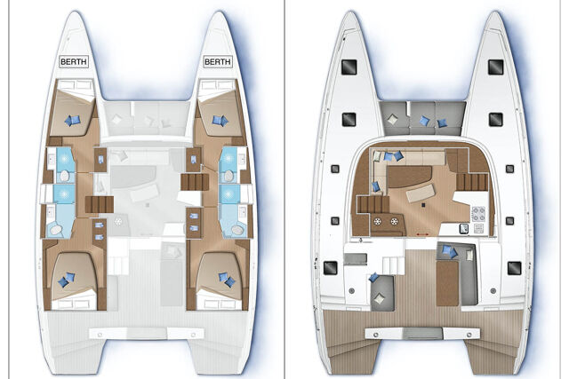 Lagoon 42 - 4 + 2 cab. Sybaris