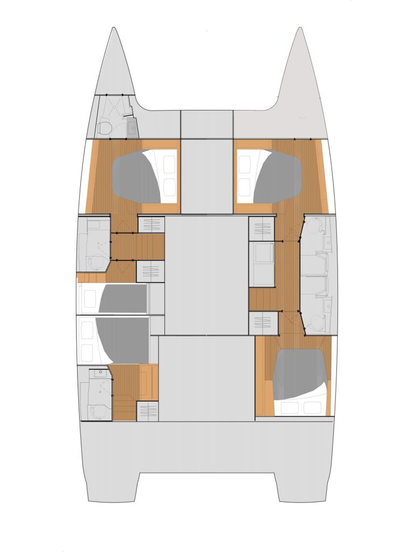 Fountaine Pajot Saona 47 - 5 cab. La Belle Vie