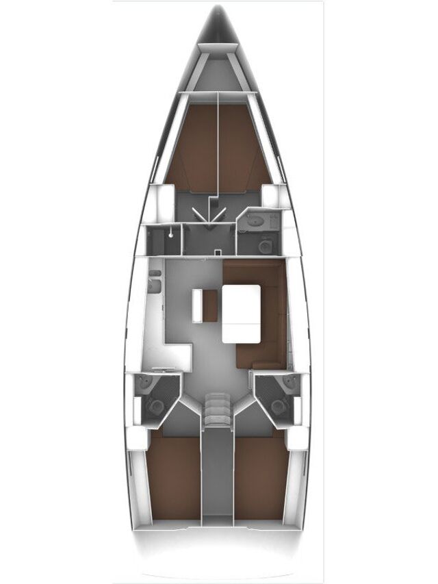 Bavaria Cruiser 46 - 4 cab. Grey Sky