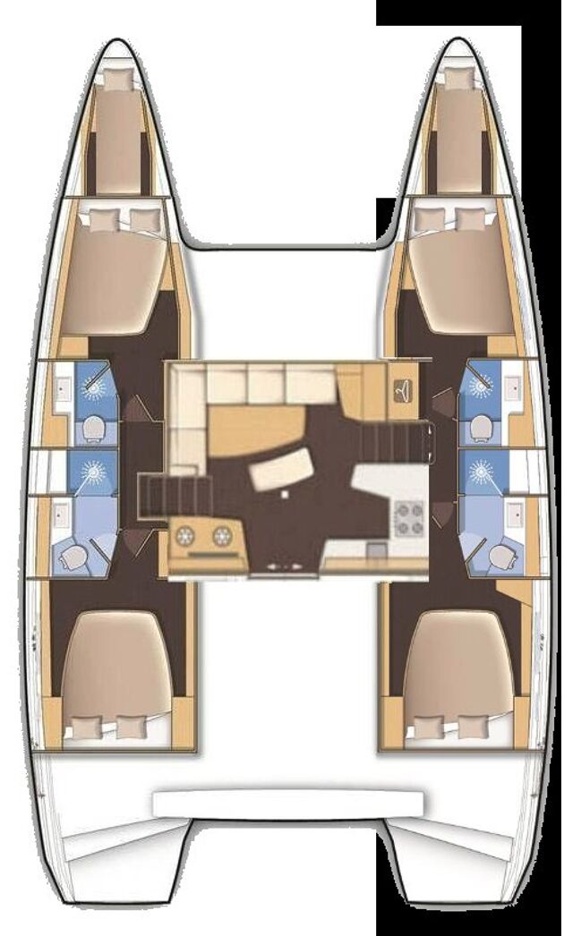 Lagoon 42 - 4 + 2 cab. Amfitrite