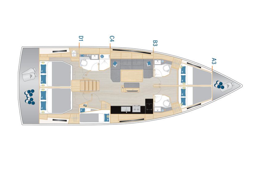 Hanse 460 Bliss