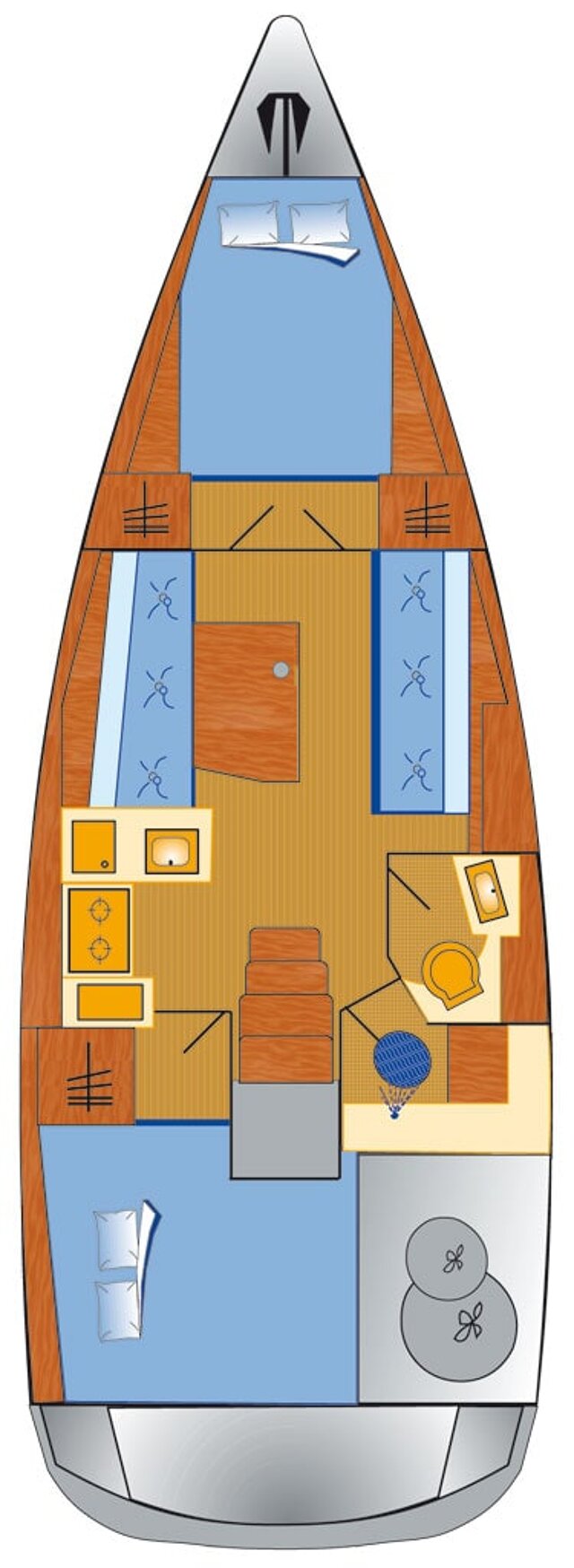 Oceanis 38.1 - 2 cab. Tamara