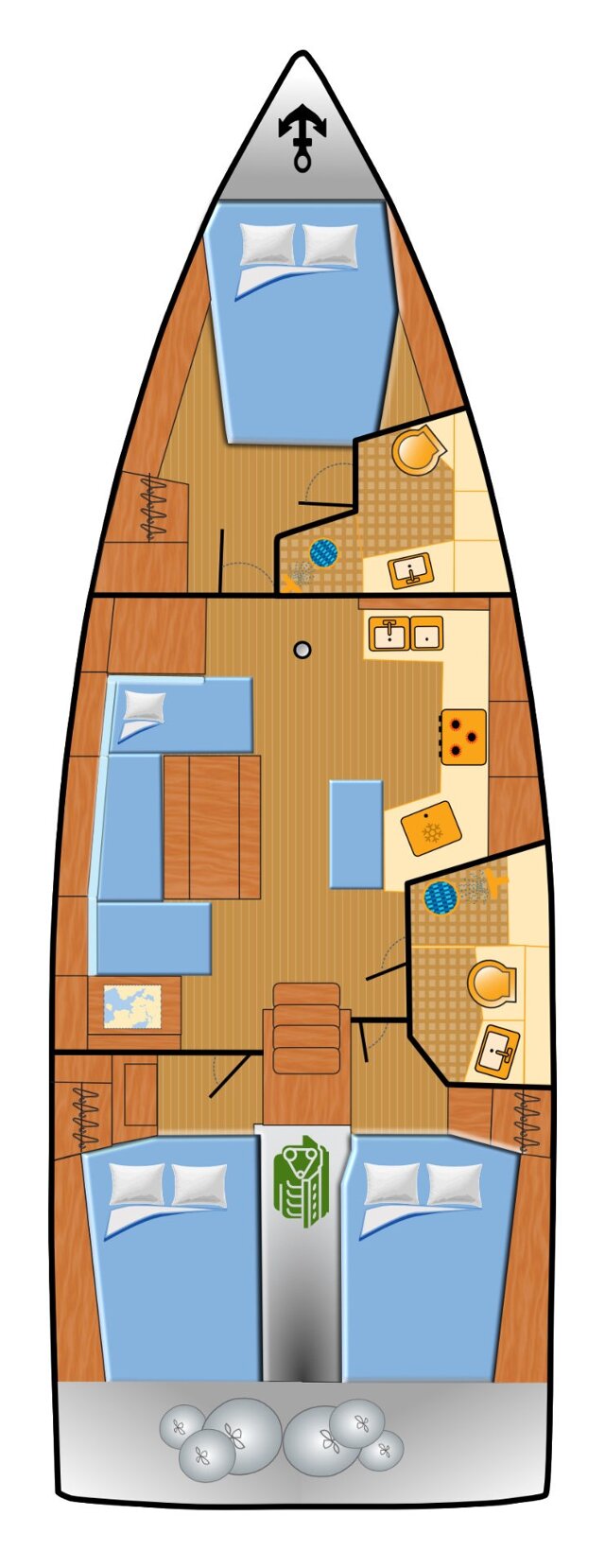 Oceanis 40.1 - 3 cab. Kiki