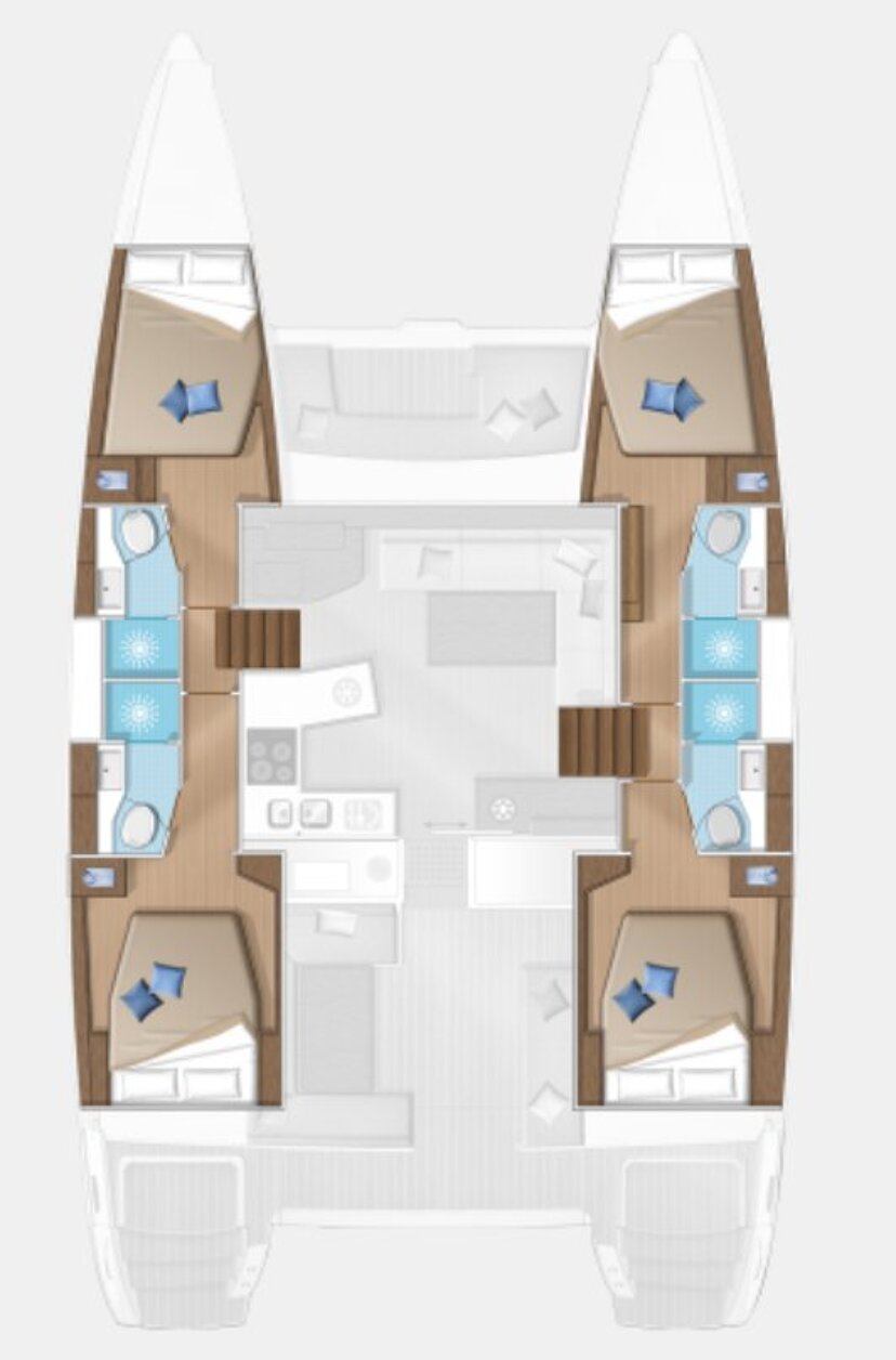 Lagoon 450 S - 4 + 2 cab. Vertigo