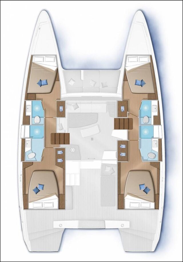 Lagoon 42 - 4 + 2 cab. Pyrat