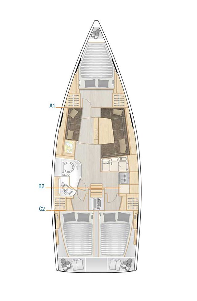 Hanse 388 Barcelona