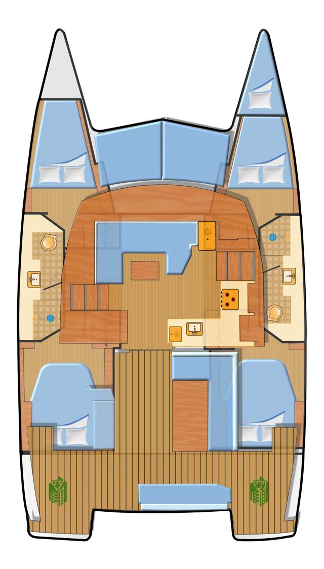 Fountaine Pajot Isla 40 - 4 + 1 cab. Laja
