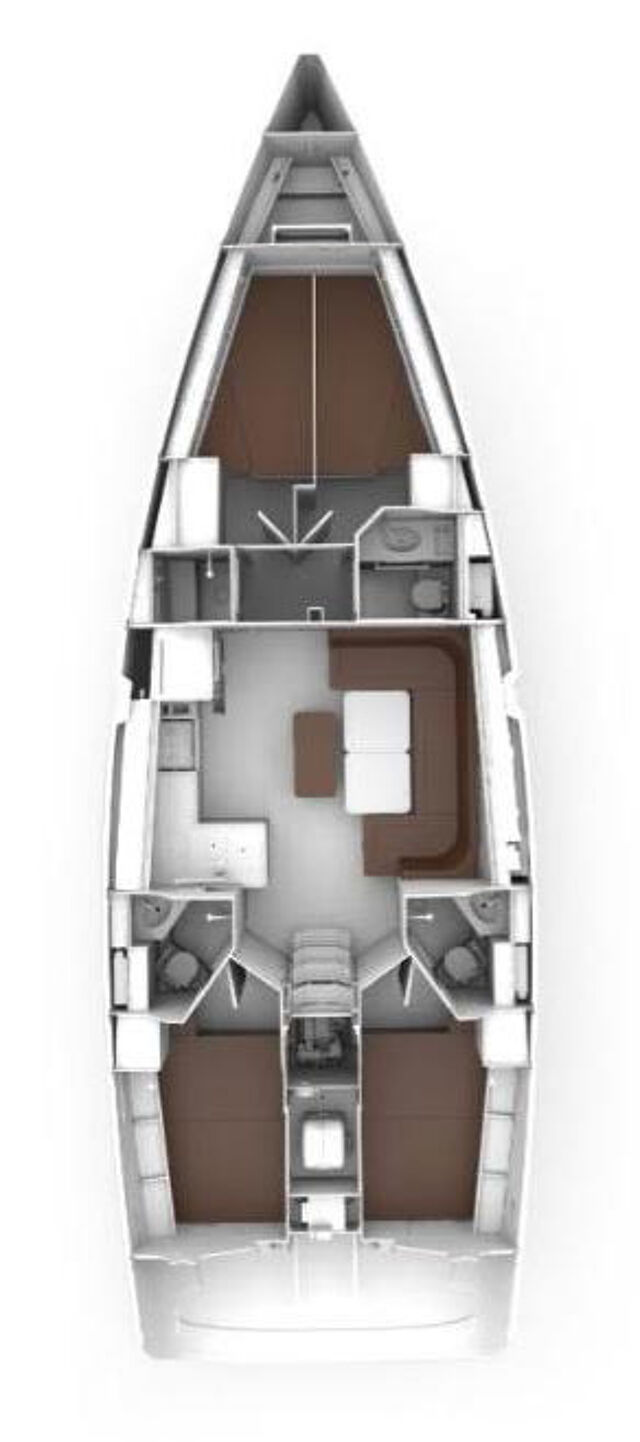 Bavaria Cruiser 46 Style - 4 cab. Studio 963