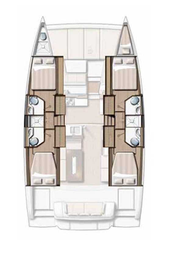 Bali 4.2 - 4 + 1 cab. Sail Spazio