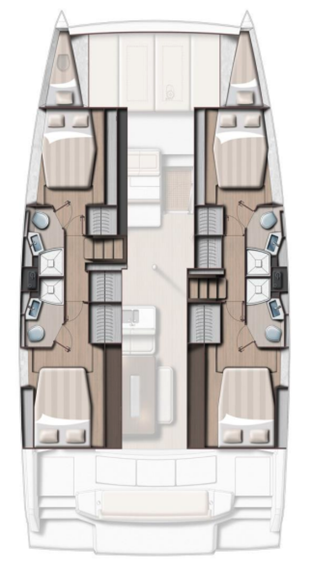 Bali 4.4 - 4 + 2 cab. Blue Diamond