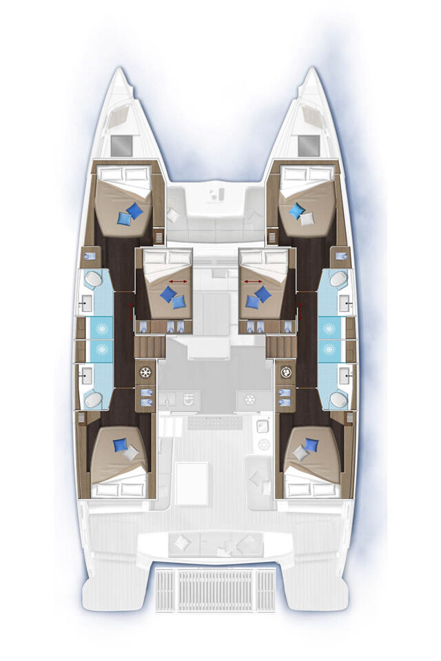 Lagoon 51 - 6 cab. Sapphire Seas 
