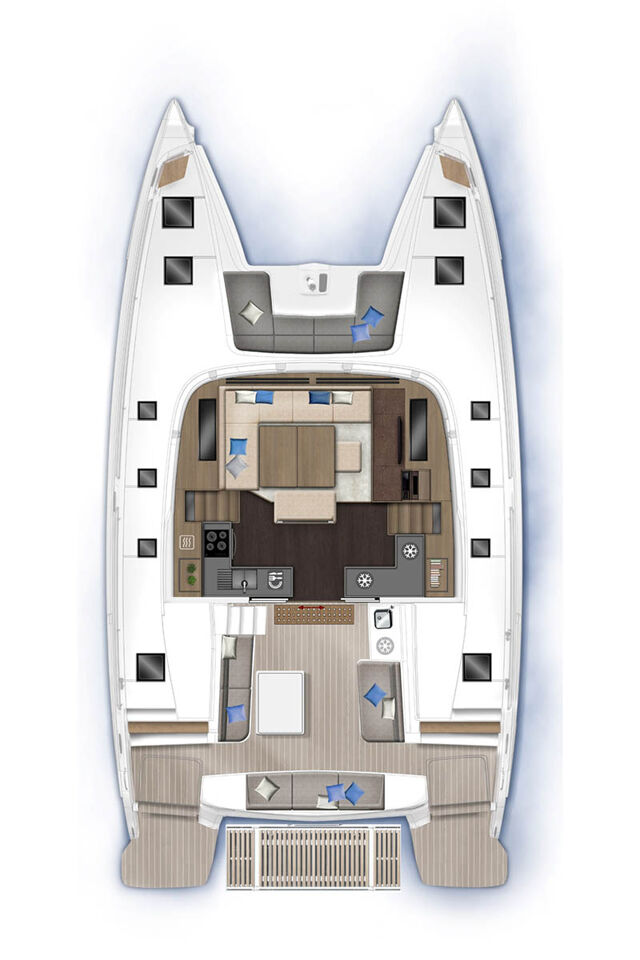 Lagoon 51 - 6 cab. Sapphire Seas 
