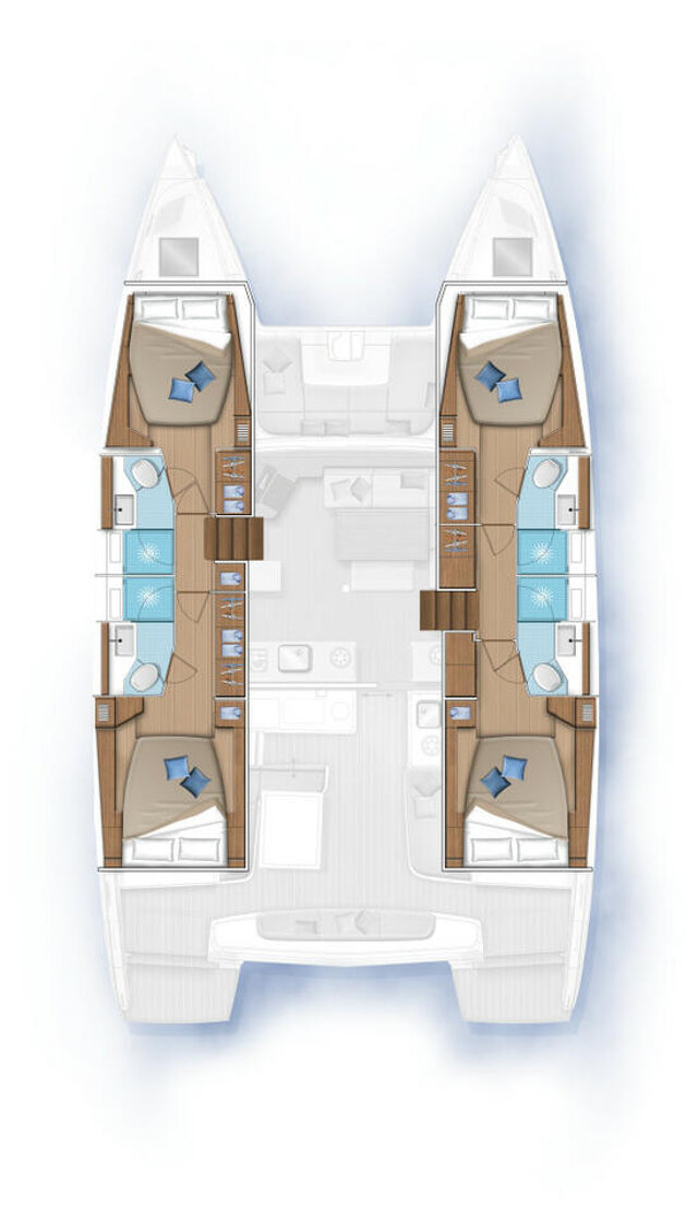 Lagoon 46 - 4 + 2 cab. Linda II