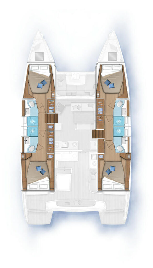Lagoon 46 - 4 + 2 cab. Linda II