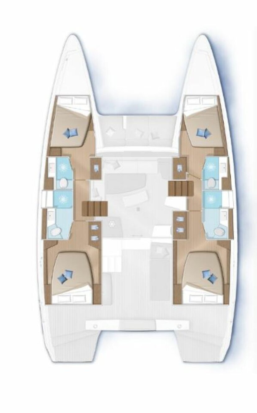 Lagoon 42 - 4 + 1 cab. Cloud Dancer