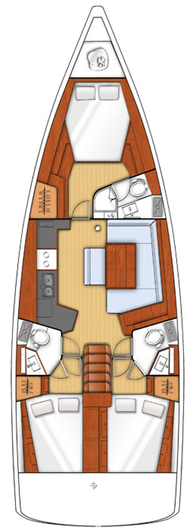 Oceanis 45 - 3 cab. Luna