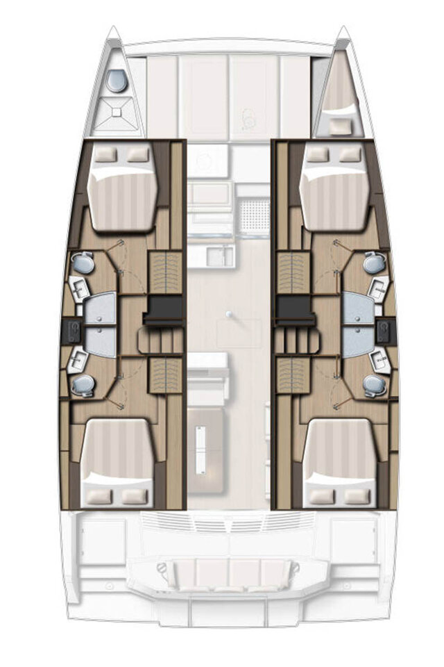 Bali 4.4 - 4 + 1 cab. Beau Loup