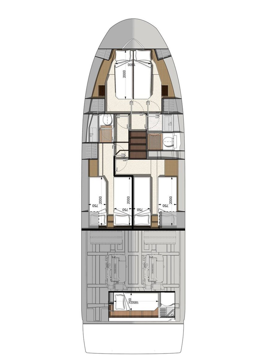 Prestige 460 Fly - 3 + 1 cab. Adudu 2