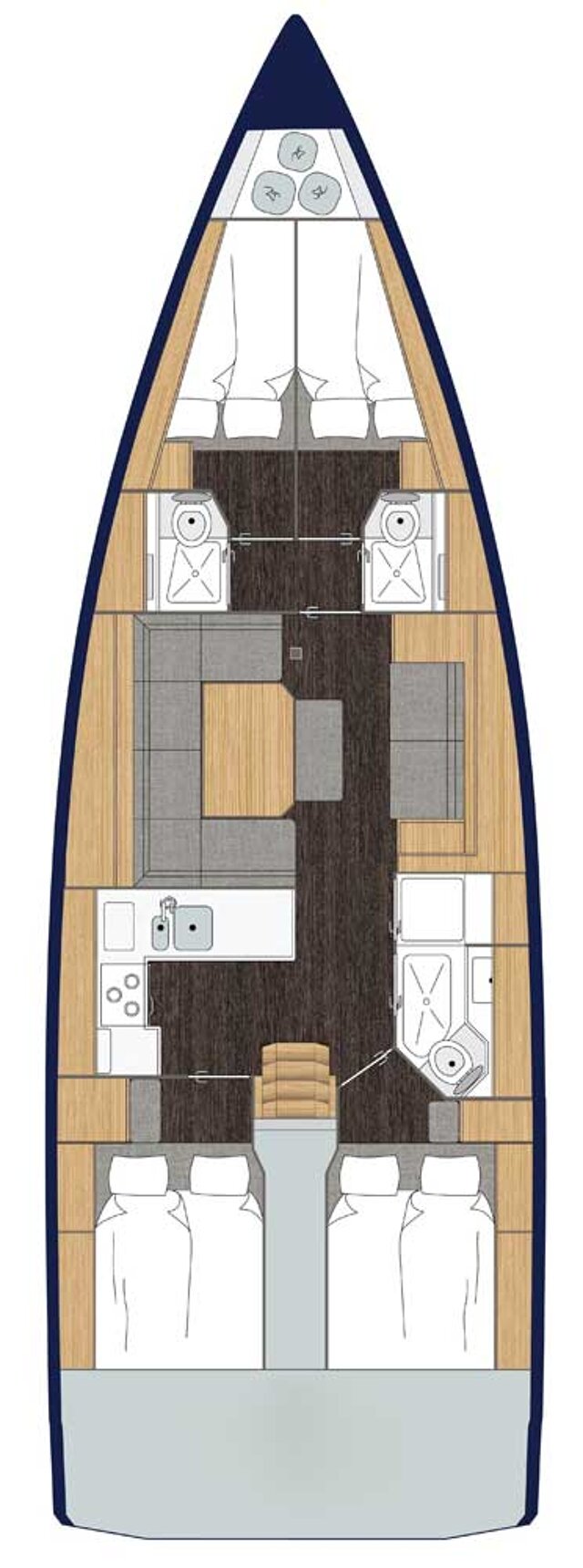 Bavaria C45 - 4 cab. Black Velvet