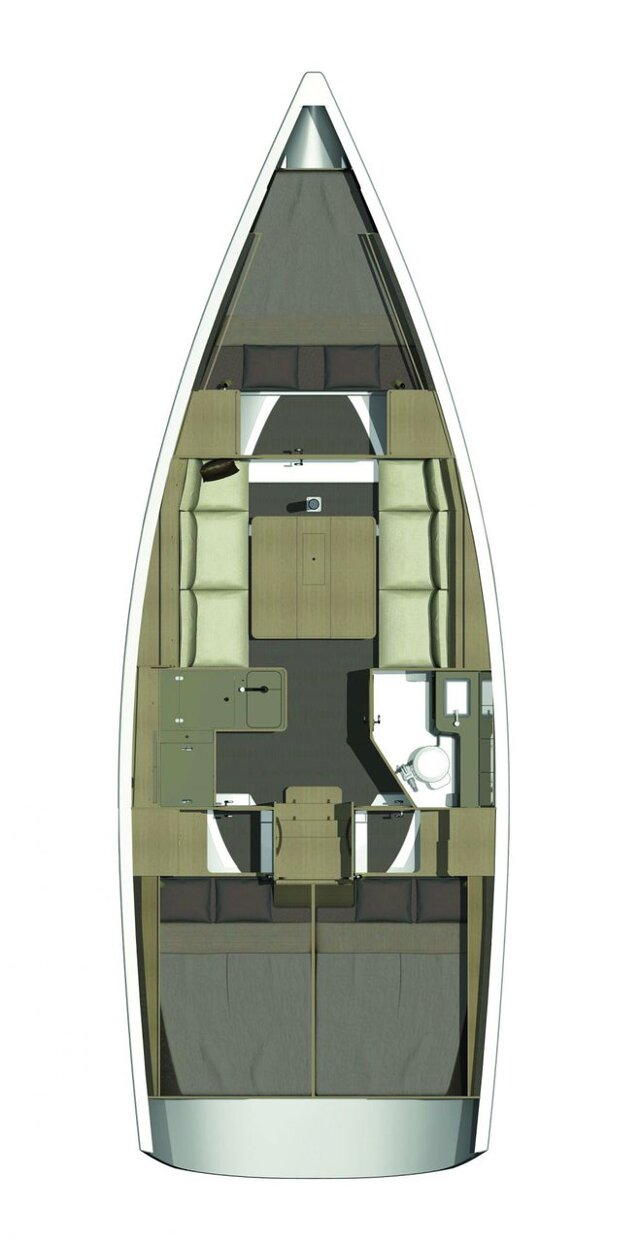 Dufour 350 GL Moonsail