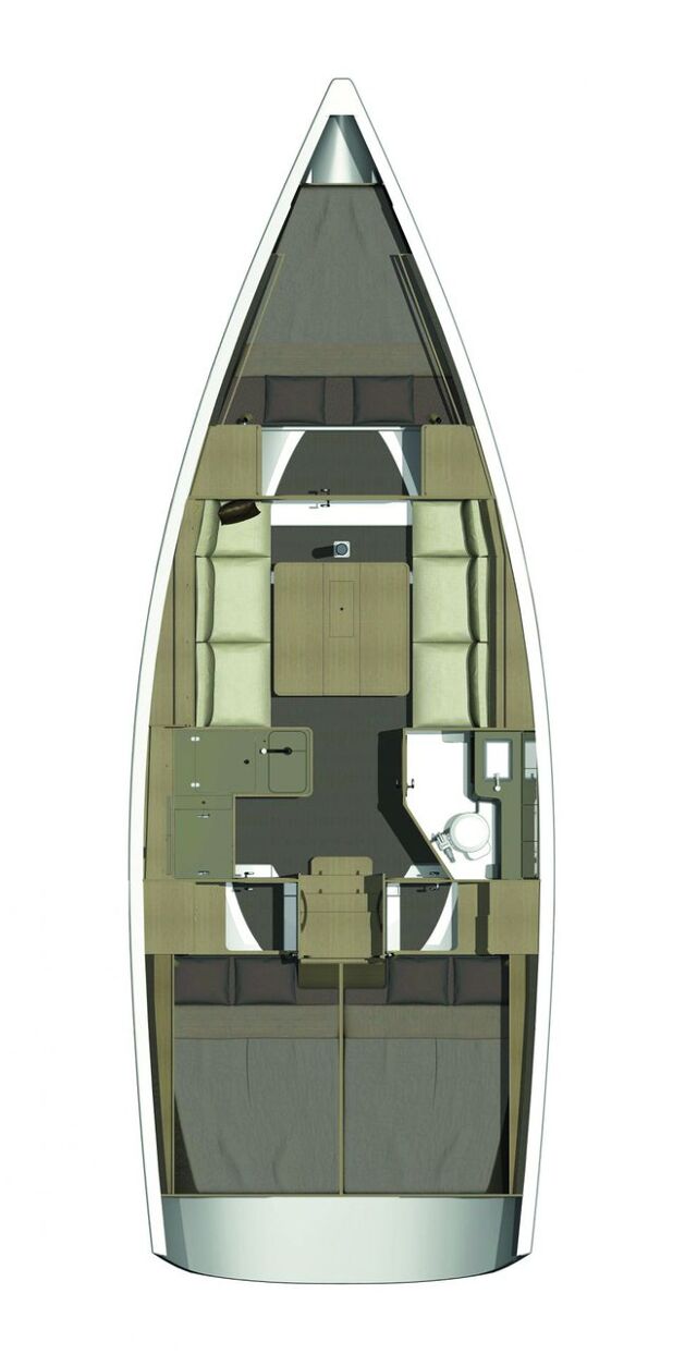 Dufour 350 GL Moonsail