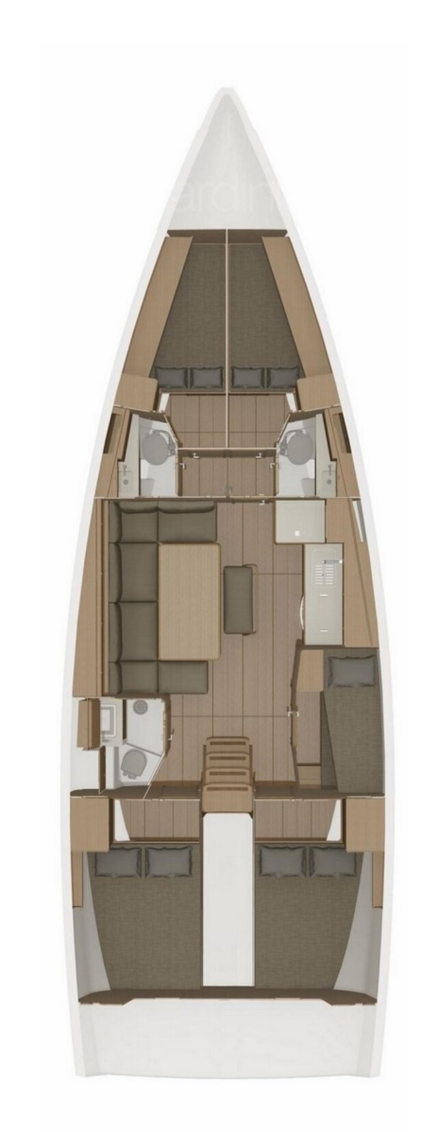 Dufour 460 GL - 5 cab. Abraxan