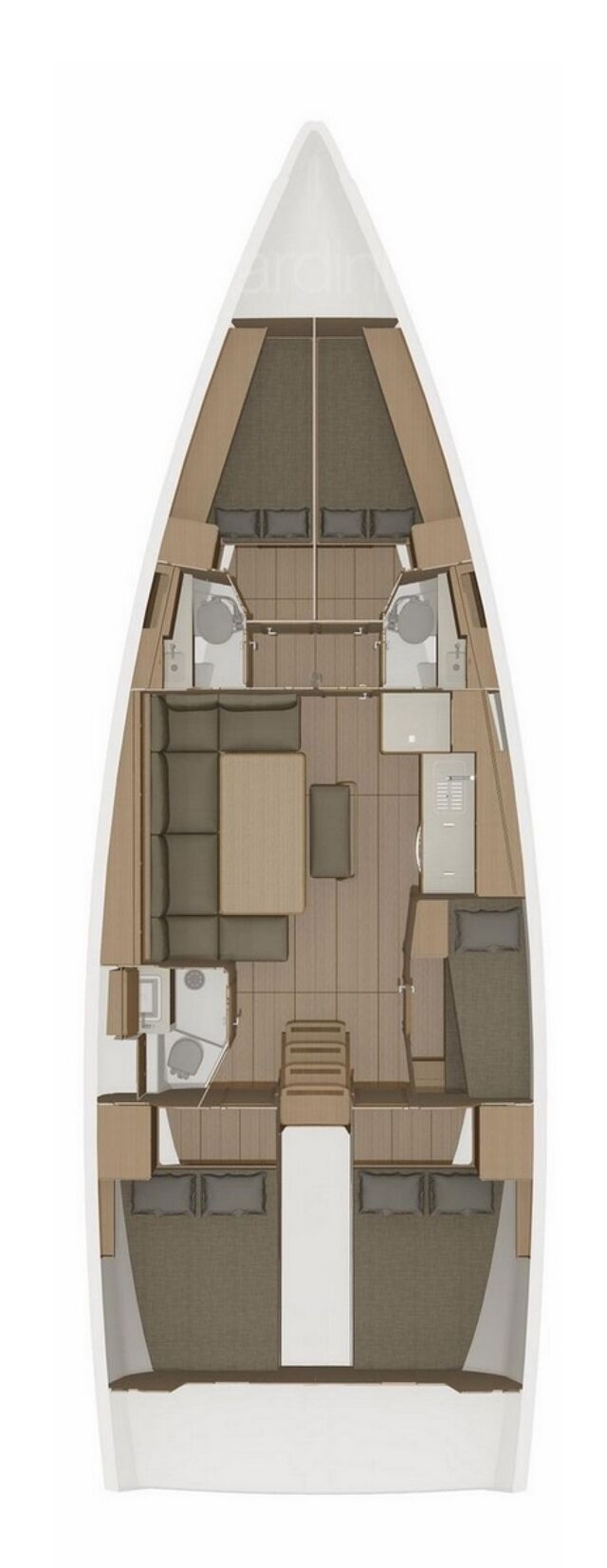 Dufour 460 GL - 5 cab. Abraxan