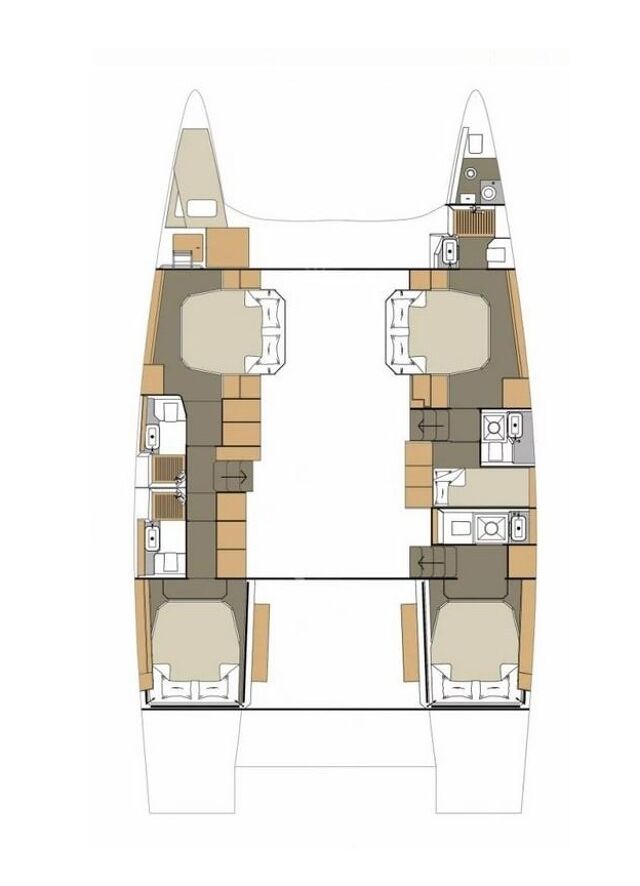 Dufour 48 Catamaran - 5 + 1 cab. Delphinus
