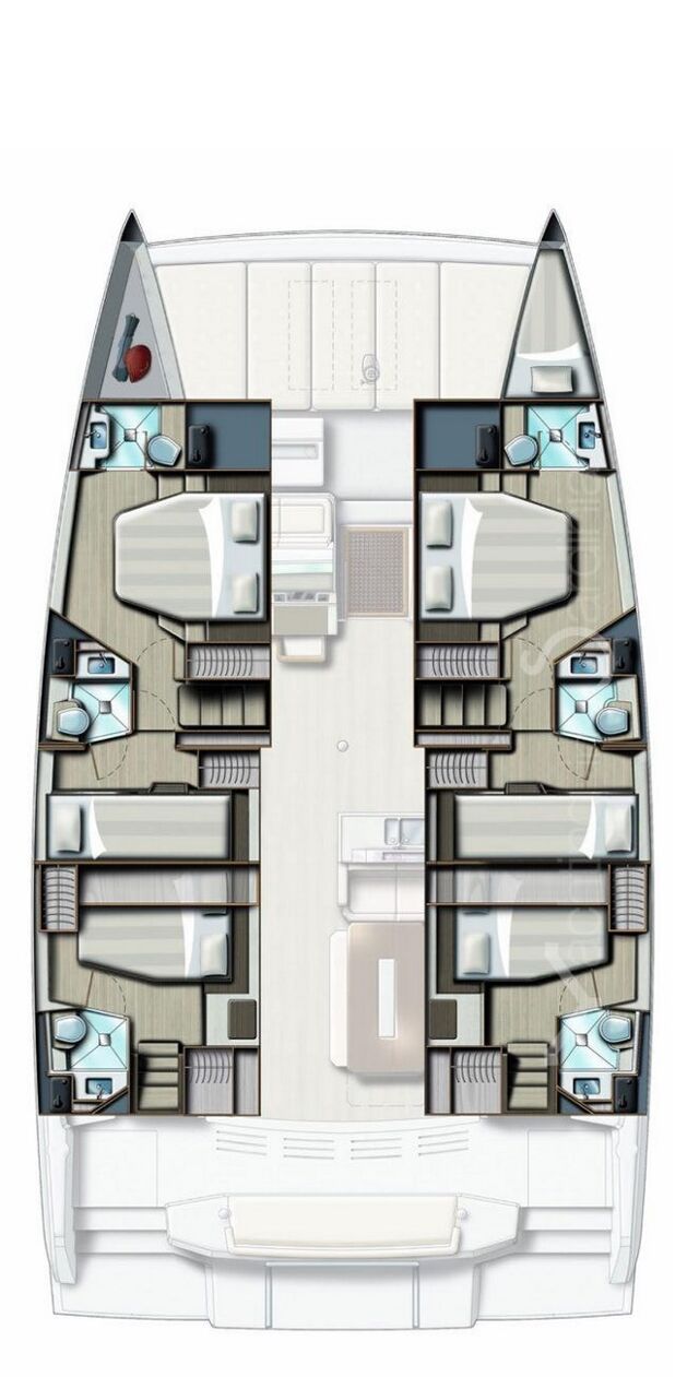 Bali 4.8 - 6 + 1 cab. Steno