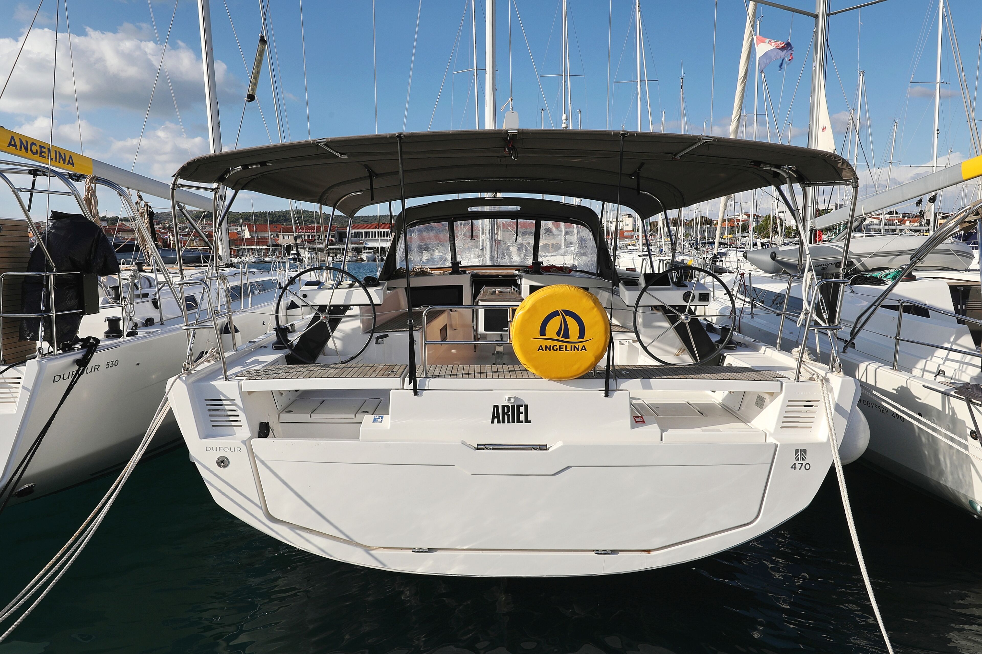 Dufour 470 - 4 cab. Ariel