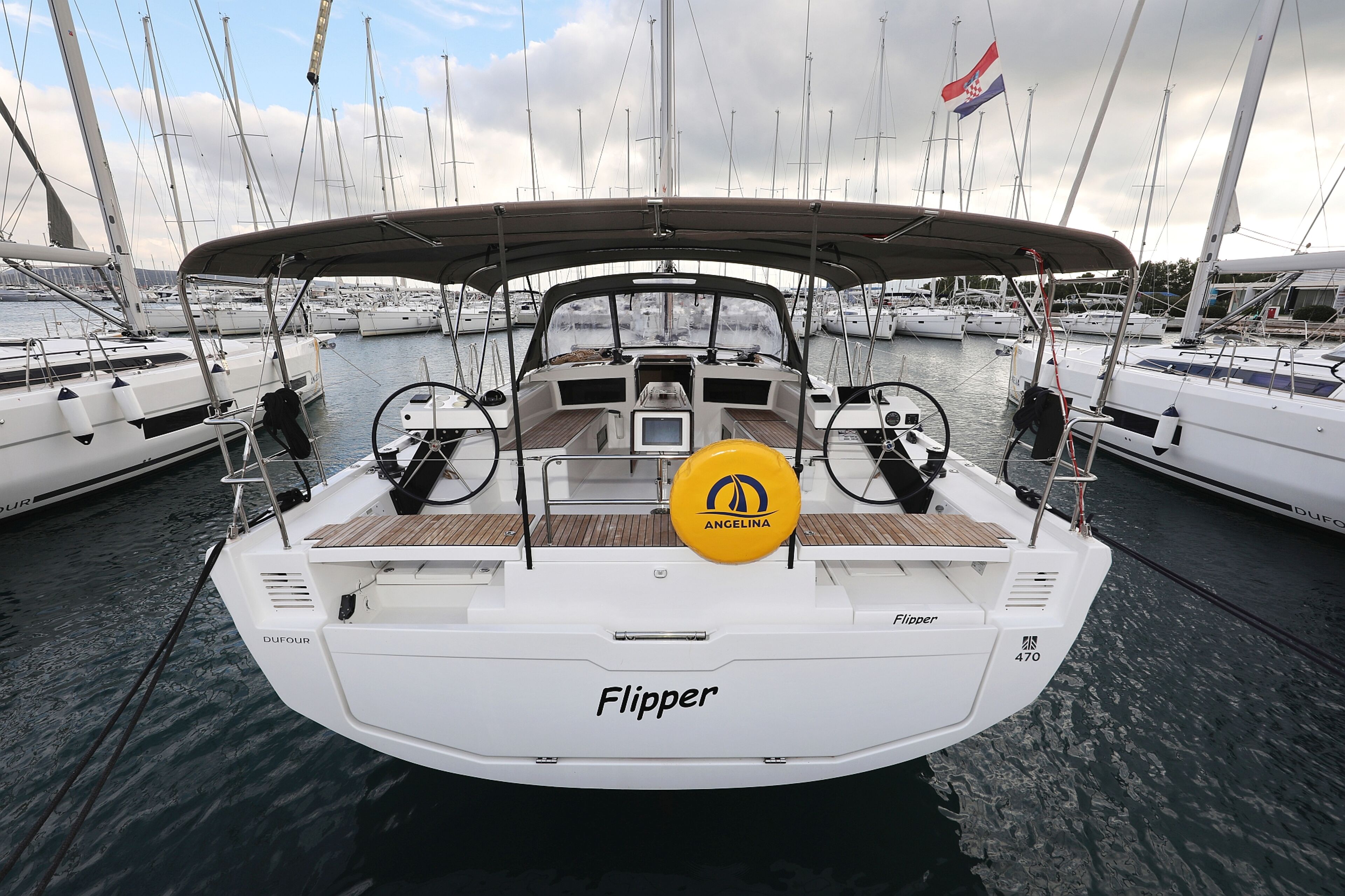 Dufour 470 - 4 cab. Flipper