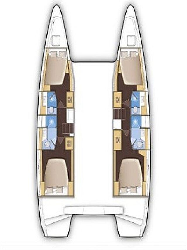 Lagoon 42 - 4 + 2 cab. Orsa