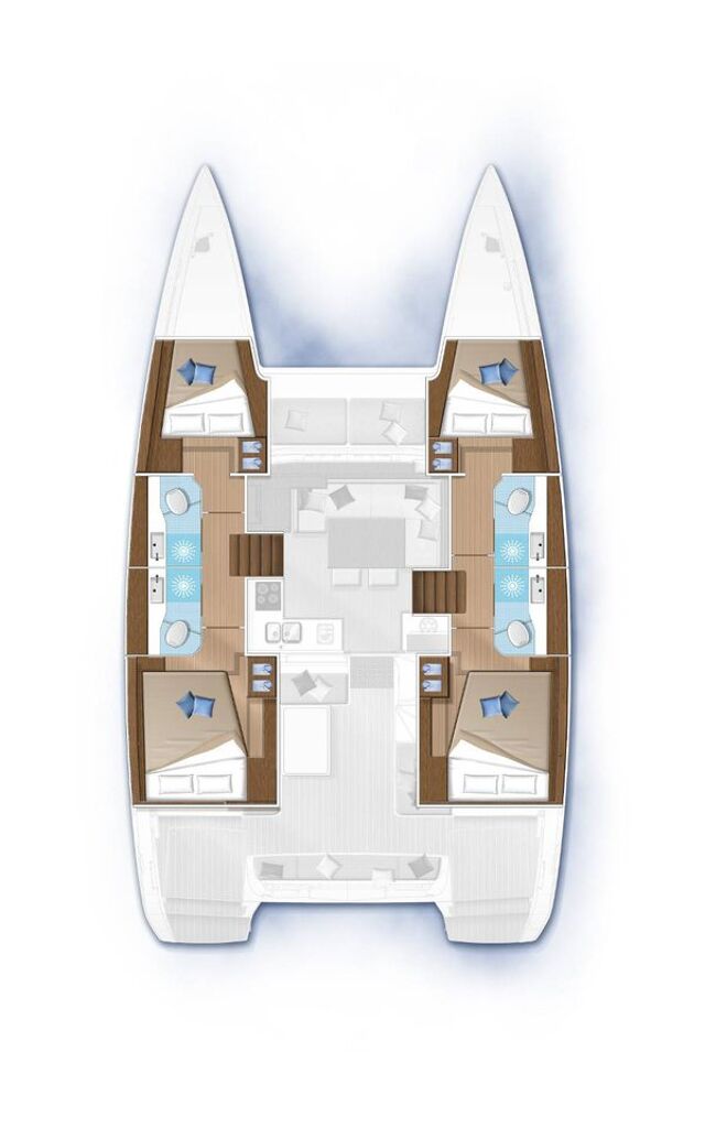 Lagoon 40 - 4 + 2 cab Sail and Passion