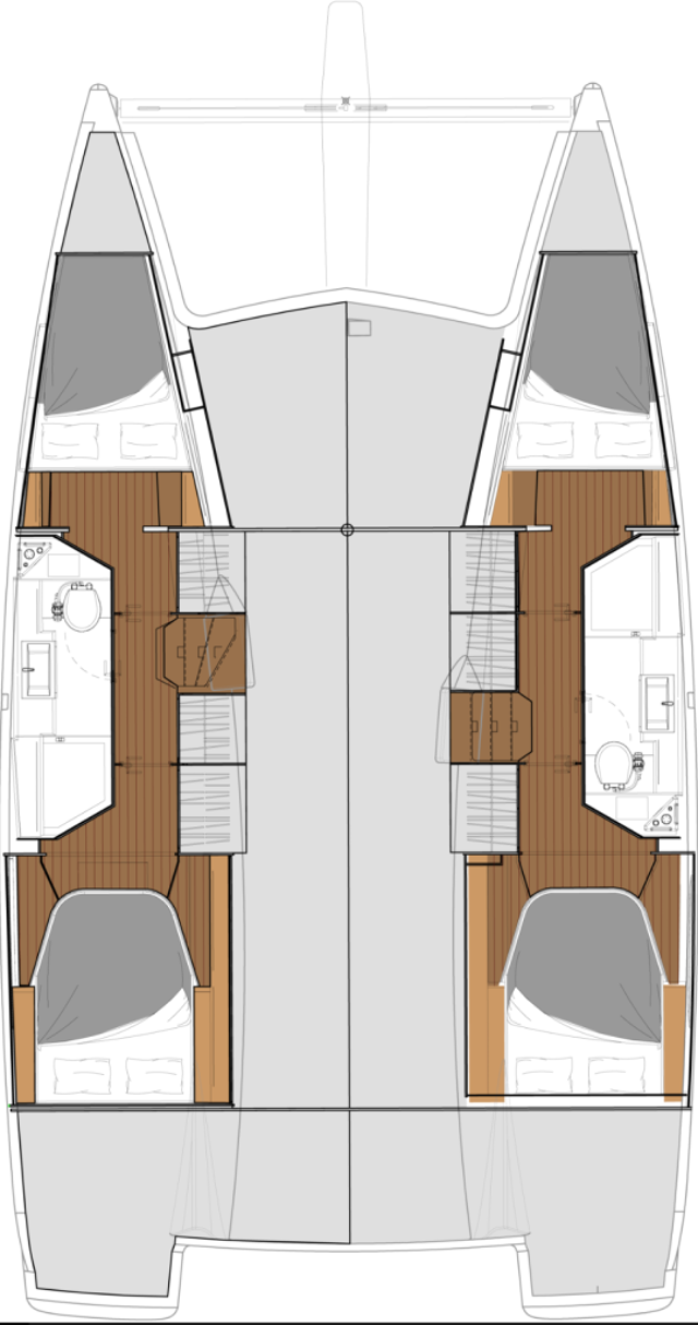 Fountaine Pajot Isla 40 - 4 cab. Island Curtisea