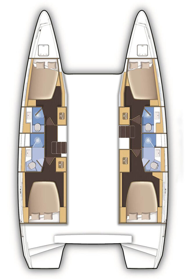 Lagoon 42 - 4 + 1 cab. Meraki